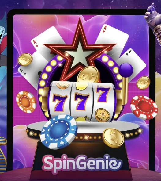 Spingenie casino branded banner